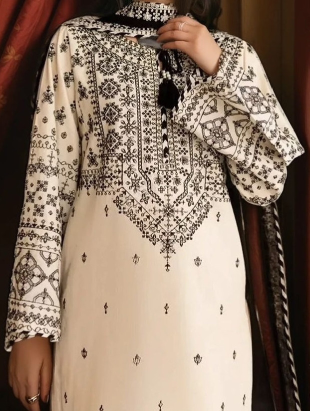 Arfa Embroidered (stitched) - 3 pieces -