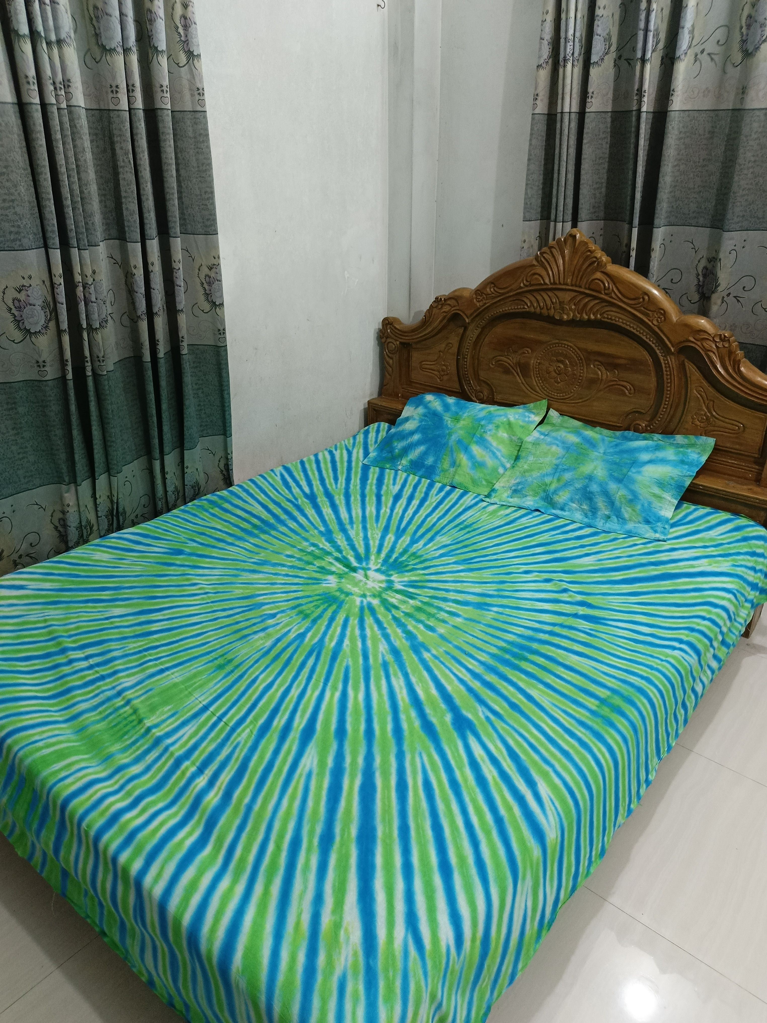 King size Batik Bed Sheet